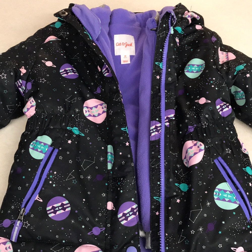 Girls Cat and Jack 3 in1 winter coat